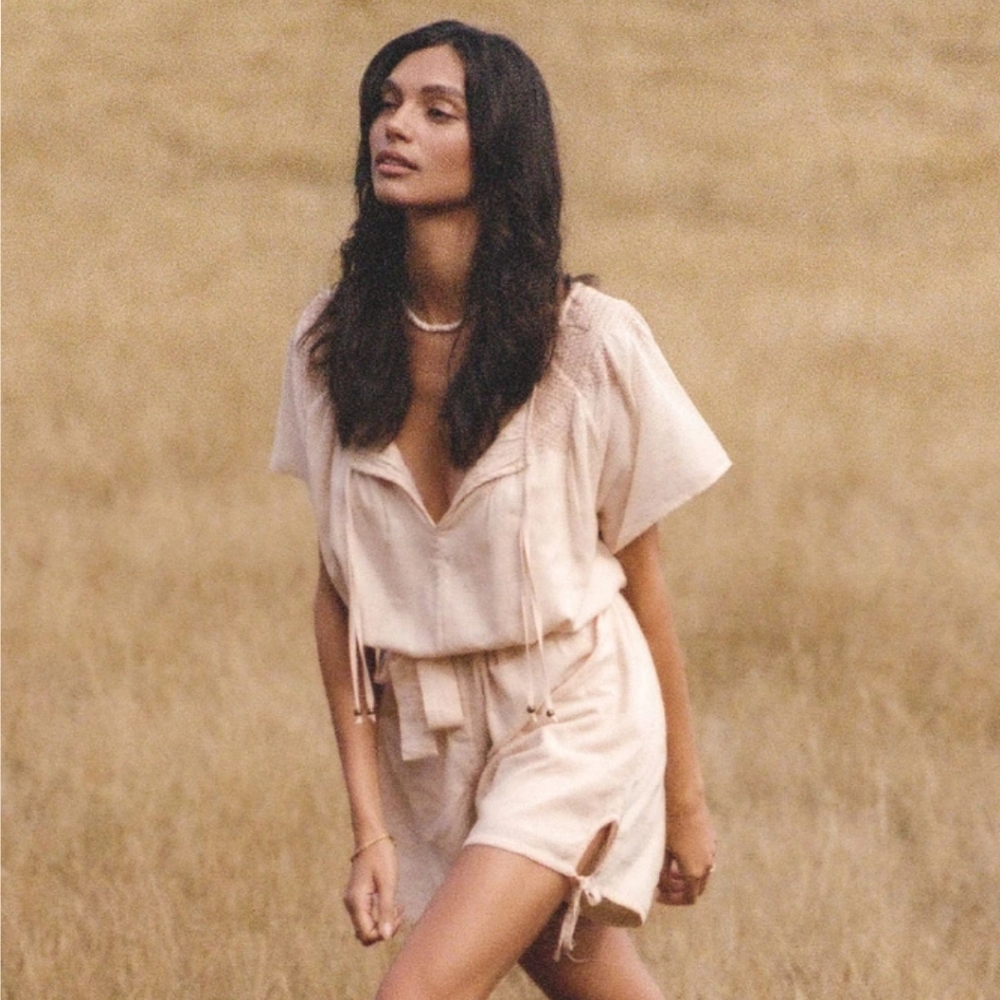 NWT Spell Amira Smock Romper